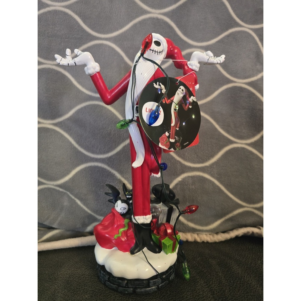 Disney The‎ Nightmare Before Christmas Jack Skellington Light-Up Statue Holiday